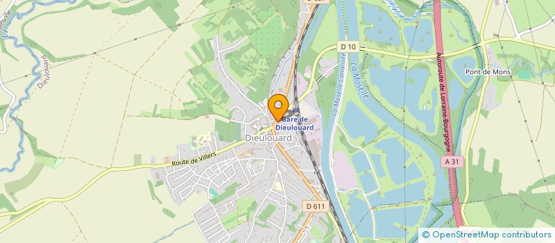 localisation de l'entreprise SNC BRUNELLA  DIEULOUARD