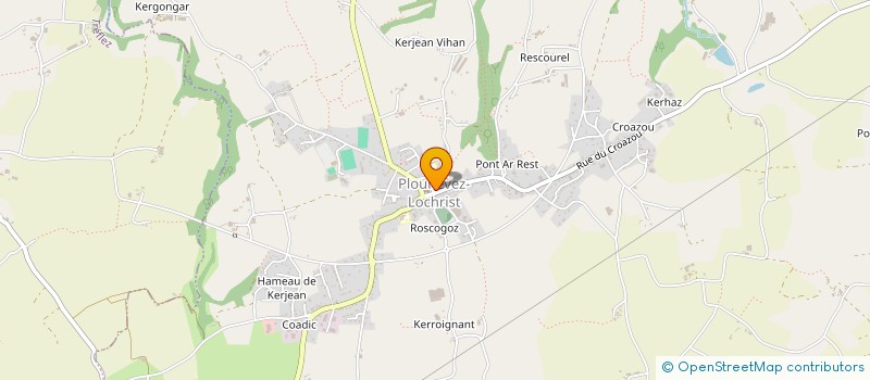 localisation de l'entreprise SNC BRYAN  PLOUNEVEZ-LOCHRIST