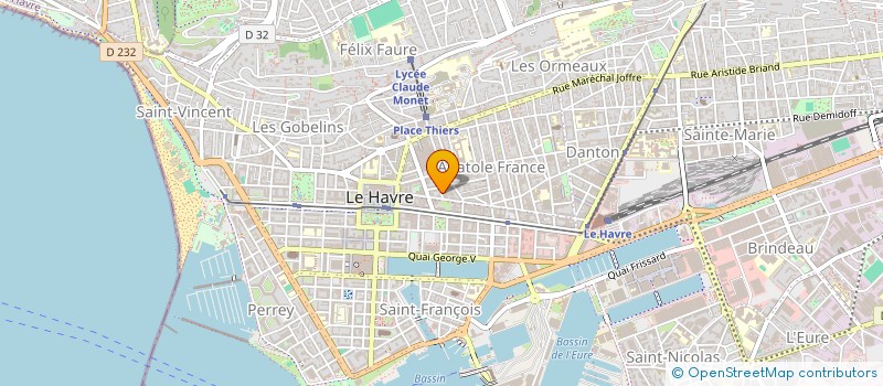 localisation de l'entreprise SNC BSG CAFE à LE HAVRE