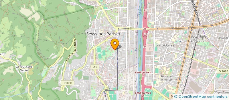 localisation de l'entreprise SNC BURLET & MONATON à SEYSSINET-PARISET