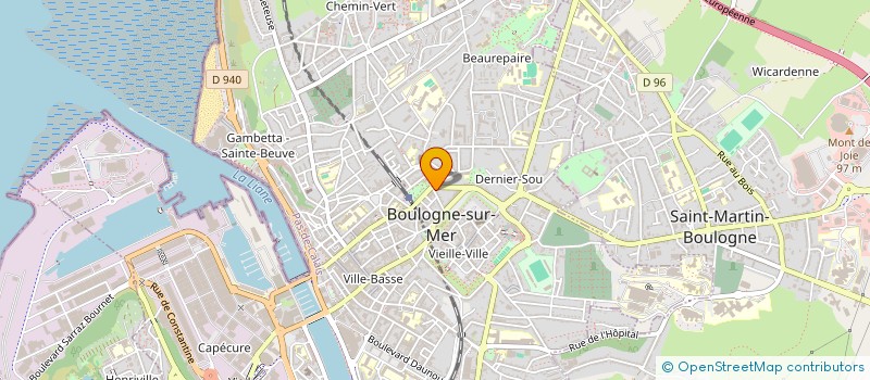 localisation de l'entreprise SNC BUTTI PAUL à BOULOGNE-SUR-MER