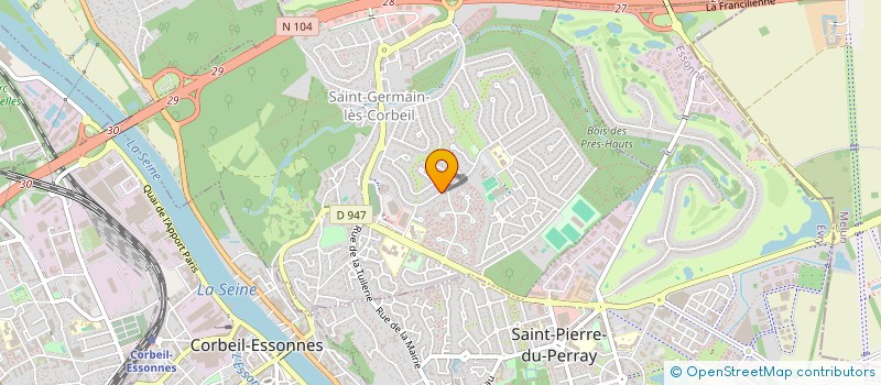 localisation de l'entreprise SNC C.J  SAINT-GERMAIN-LES-CORBEIL