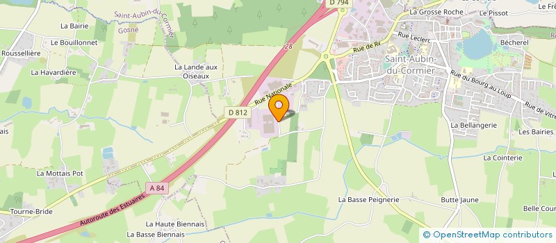 localisation de l'entreprise SNC C233  CESSON-SEVIGNE