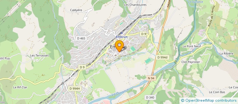 localisation de l'entreprise SNC CABOCHE MICHEL ET OLIVA ERIC à EMBRUN