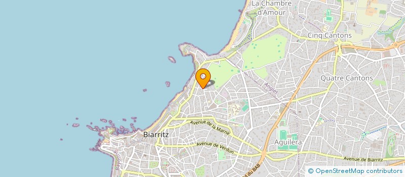 localisation de l'entreprise SNC CAL à BIARRITZ