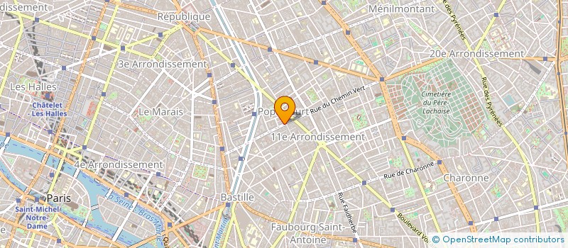 localisation de l'entreprise SNC CALDERINI ET CIE à PARIS