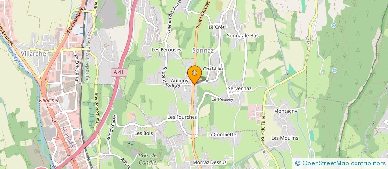 localisation de l'entreprise SNC CALLOT VERONESE  SONNAZ