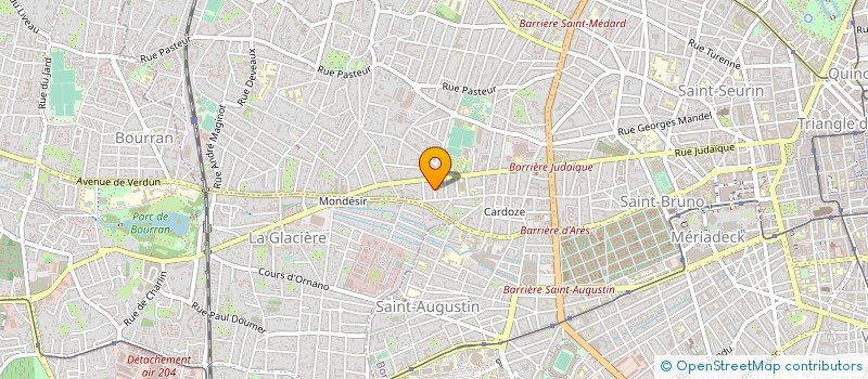 localisation de l'entreprise SNC CALVET SIRGUEY DITE SNC CABINET CS à BORDEAUX