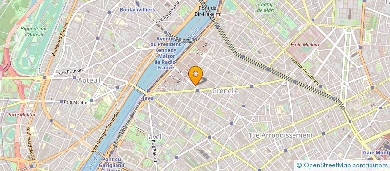 localisation de l'entreprise SNC CALVEZ LE GRUSSE ET CIE  PARIS