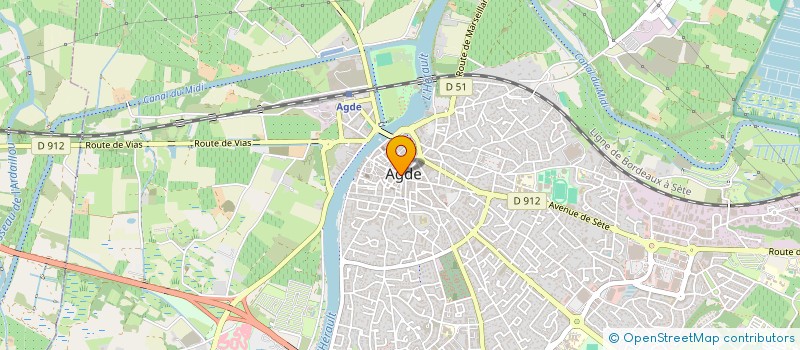 localisation de l'entreprise SNC CAMBE à AGDE