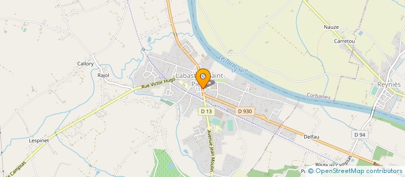 localisation de l'entreprise SNC CAMBIEN  LABASTIDE-SAINT-PIERRE