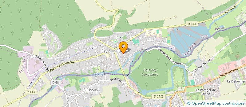 localisation de l'entreprise SNC CANDELIER BRUMAIRE à EZY-SUR-EURE