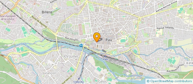 localisation de l'entreprise SNC CANET ET CIE à PAU