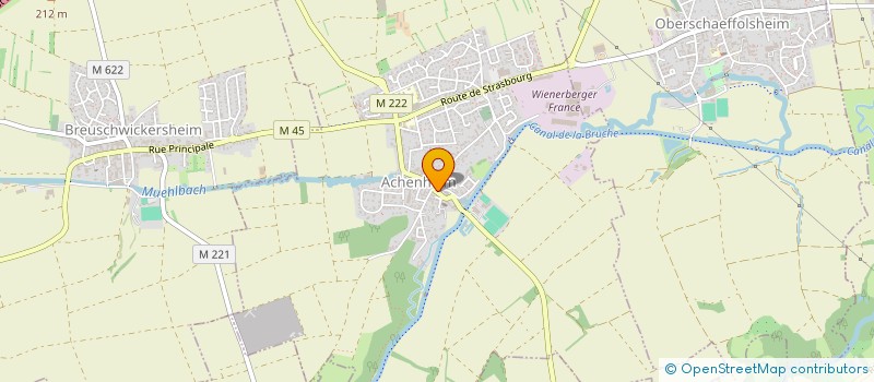 localisation de l'entreprise SNC CAO  ACHENHEIM