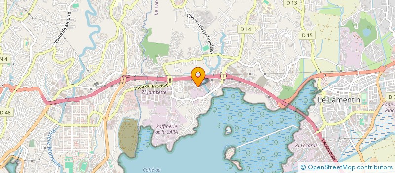 localisation de l'entreprise SNC CAP 33  LE LAMENTIN