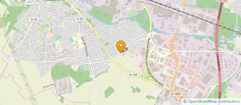 localisation de l'entreprise SNC CARLIER LEMAIRE  BEAUVAIS