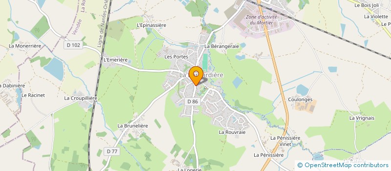 localisation de l'entreprise SNC CAROLIAN  LA BERNARDIERE