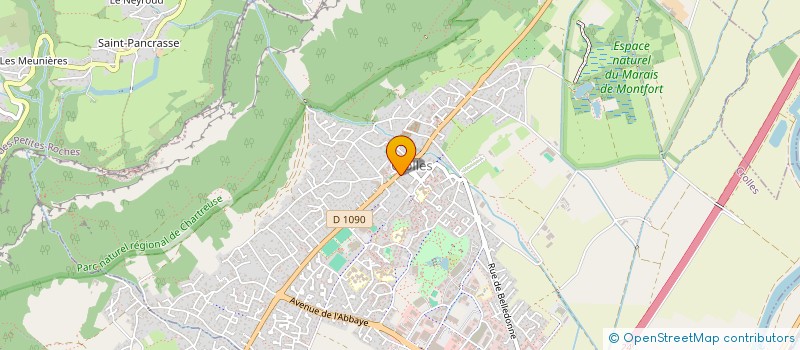 localisation de l'entreprise SNC CARON à CROLLES