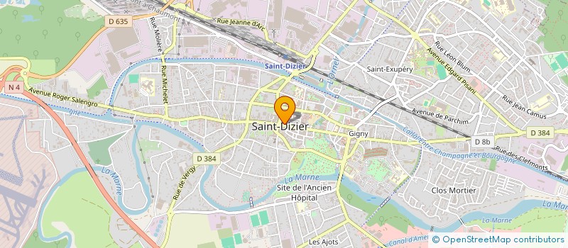 localisation de l'entreprise SNC CASARETTO STANZIONE à SAINT-DIZIER