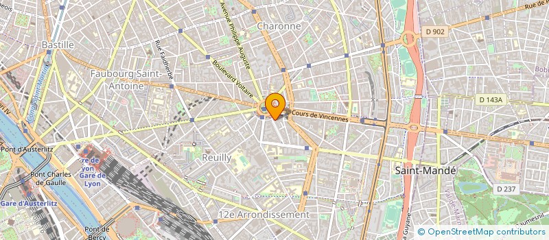 localisation de l'entreprise SNC CASINO FRANCE  PARIS