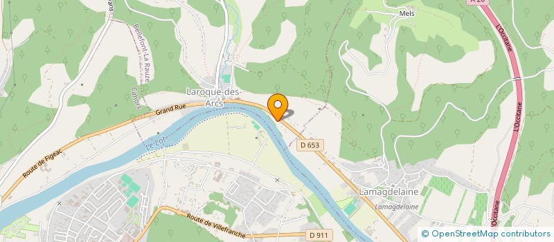 localisation de l'entreprise SNC CATAIX CIE à LAMAGDELAINE