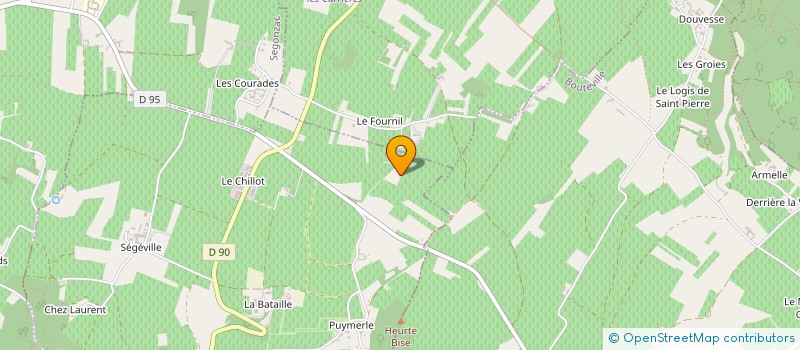localisation de l'entreprise SNC CAUSEL à GENSAC-LA-PALLUE