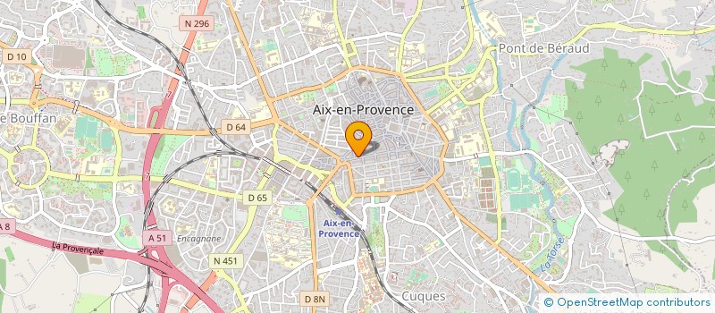 localisation de l'entreprise SNC CAVE DE CADENET à AIX-EN-PROVENCE