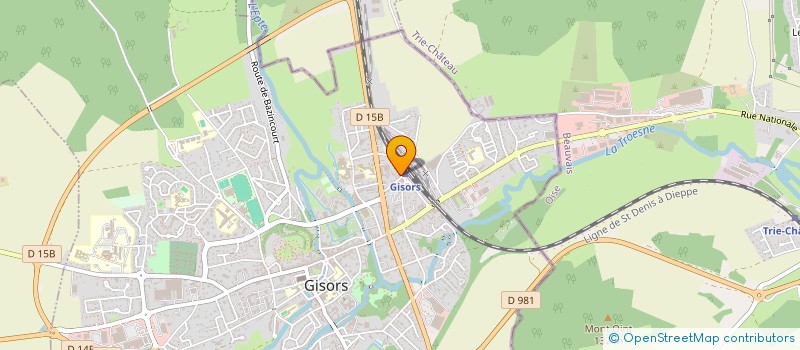 localisation de l'entreprise SNC CAYEUX à GISORS