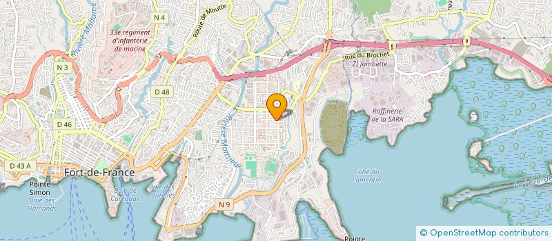 localisation de l'entreprise SNC CCV 1921  FORT-DE-FRANCE