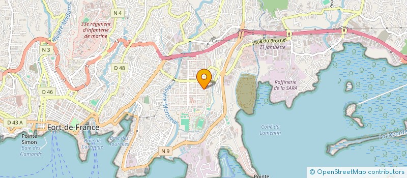 localisation de l'entreprise SNC CCV 1935  FORT-DE-FRANCE