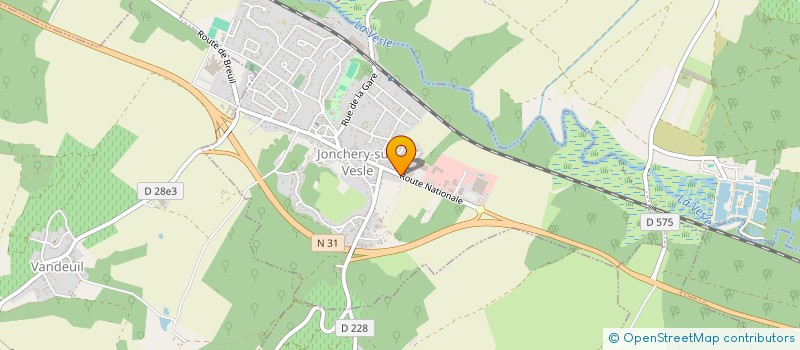 localisation de l'entreprise SNC CCVB  JONCHERY-SUR-VESLE