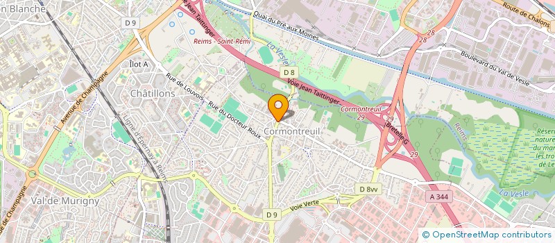 localisation de l'entreprise SNC CCZ  CORMONTREUIL