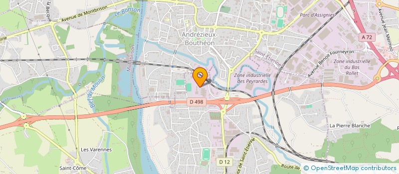 localisation de l'entreprise SNC CESAR BERTHOLON  SAINT-JUST-SAINT-RAMBERT