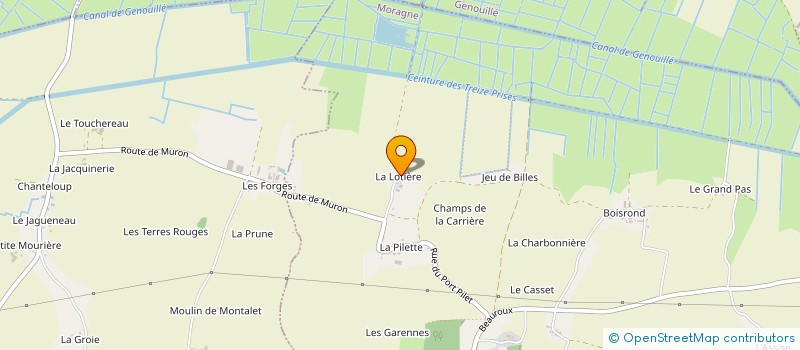 localisation de l'entreprise SNC CG AGENCEMENT  MORAGNE