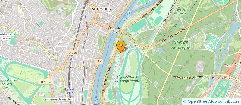 localisation de l'entreprise SNC CHALETCLUB VALFREJUS  PARIS