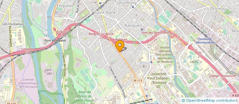 localisation de l'entreprise SNC CHAMOUX LAGORCE à TOULOUSE