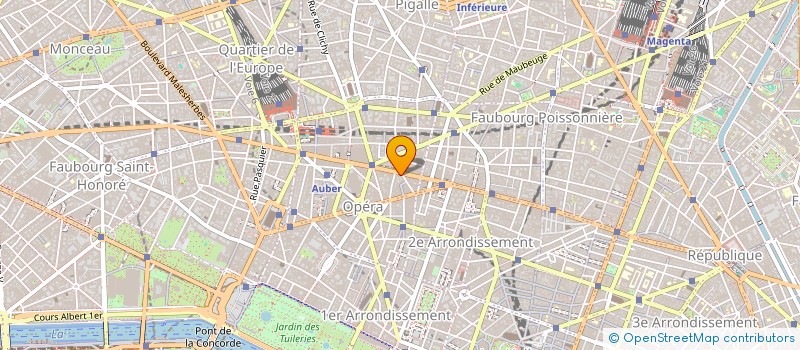 localisation de l'entreprise SNC CHANTOUX RIELLAND à PARIS