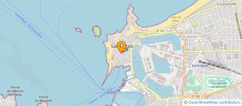 localisation de l'entreprise SNC CHAPLAIS  SAINT-MALO