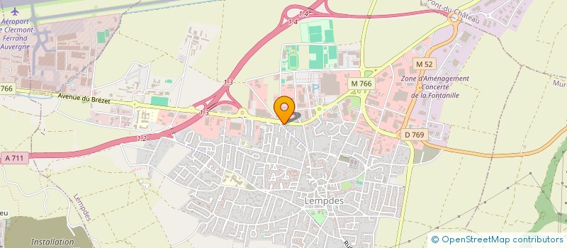 localisation de l'entreprise SNC CHAPPE  LEMPDES