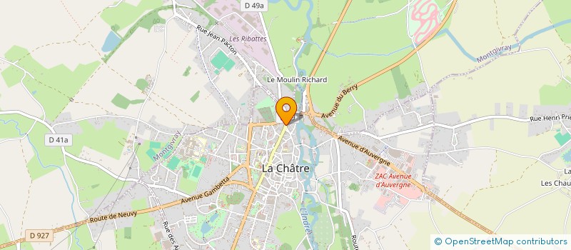 localisation de l'entreprise SNC CHAREL à LA CHATRE
