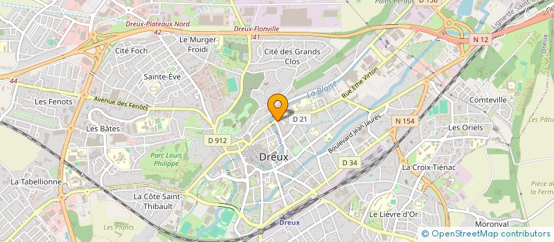 localisation de l'entreprise SNC CHARLYNE à DREUX