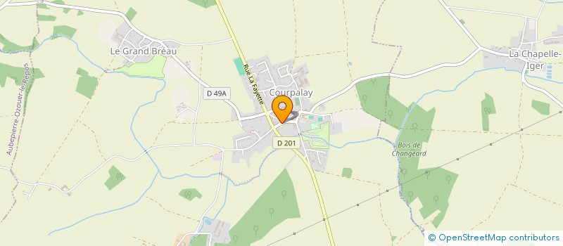 localisation de l'entreprise SNC CHARTIER FILS  COURPALAY