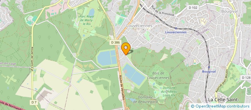 localisation de l'entreprise SNC CHASSE  LOUVECIENNES