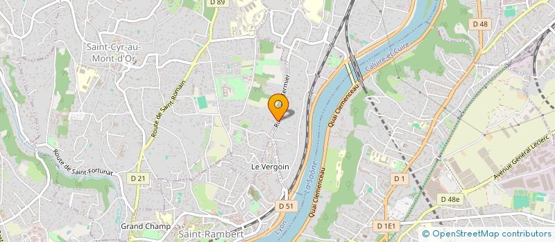 localisation de l'entreprise SNC CHATEAU DE FONTENAY  SAINT-CYR-AU-MONT-D'OR