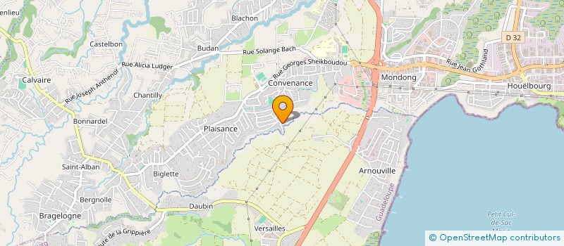 localisation de l'entreprise SNC CHATEAU GAILLARD  BAIE MAHAULT