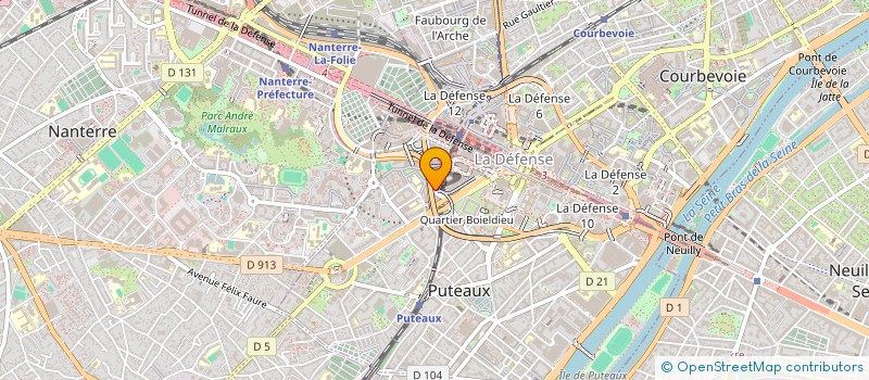 localisation de l'entreprise SNC CHATILLON IRO à PUTEAUX