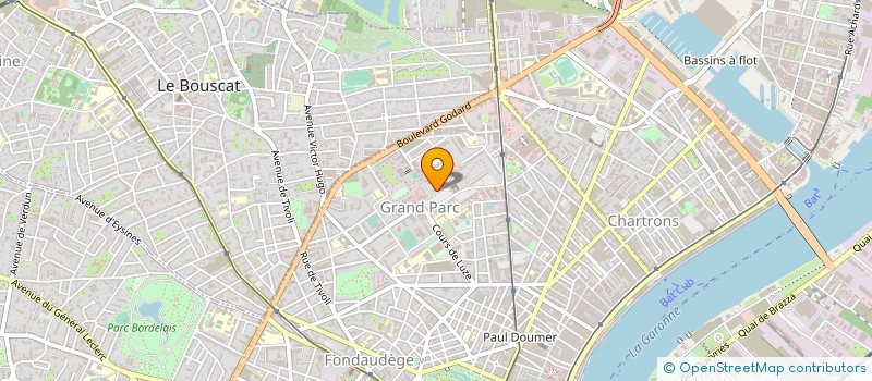 localisation de l'entreprise SNC CHATIN à BORDEAUX