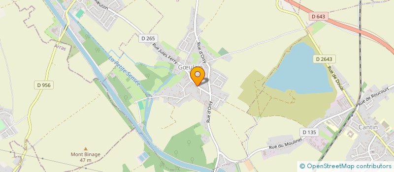 localisation de l'entreprise SNC CHAUFFAGE  GULZIN