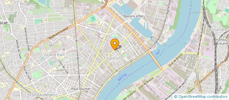 localisation de l'entreprise SNC CHAUSSON ET COMPAGNIE à BORDEAUX