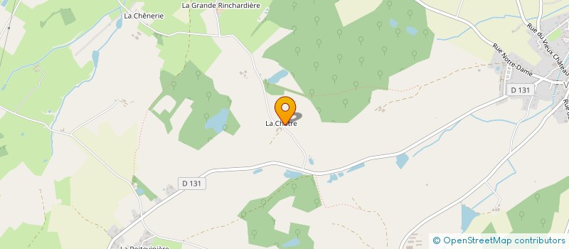 localisation de l'entreprise SNC CHAUVIN BRANGER VAYE  VASLES